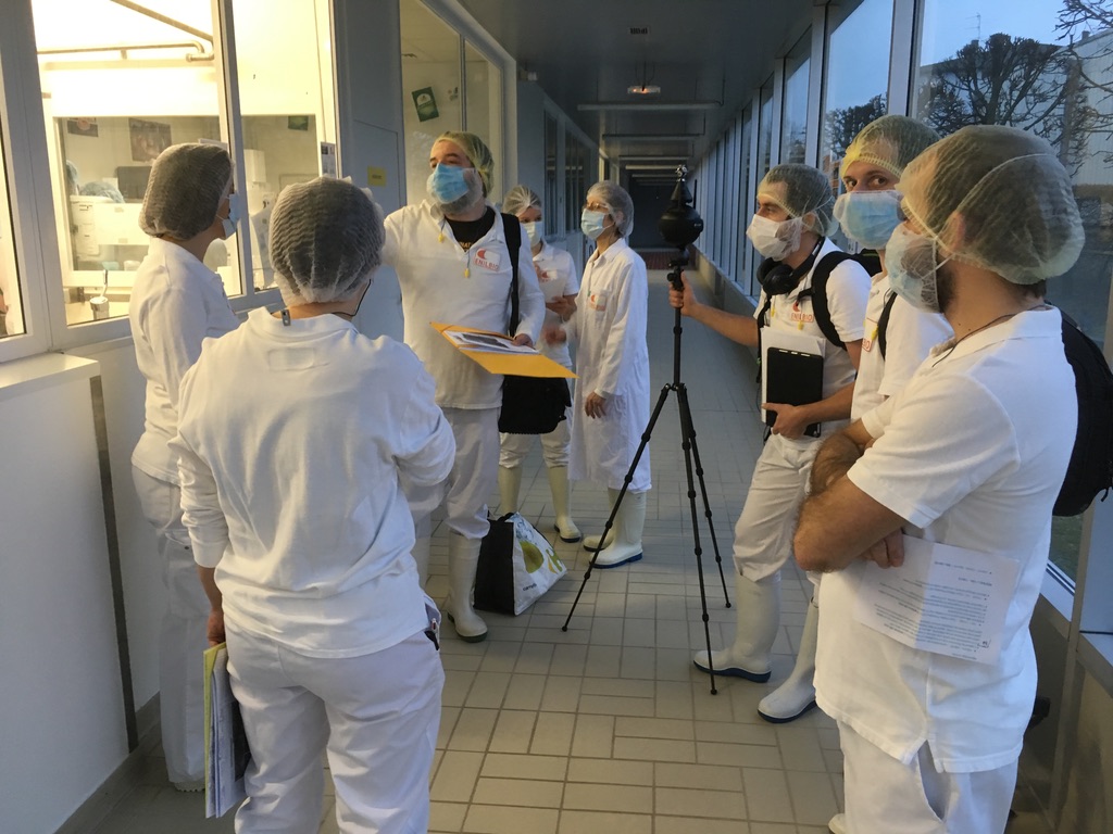 Coulisses du tournage des vidéos pédagogiques 360° interactives à l’ENILBIO de Poligny
